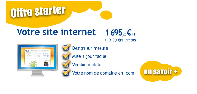 Connaitre nos tarifs de création de site internet